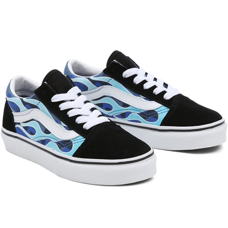 VANS Old Skool Blue Camo Flame Sko