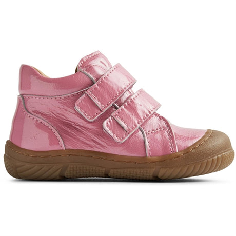 Wheat Skor Double Kardborreband Ivalo Patent Pink 2