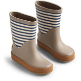 Wheat Gummistövlar Juno Blue Stripe