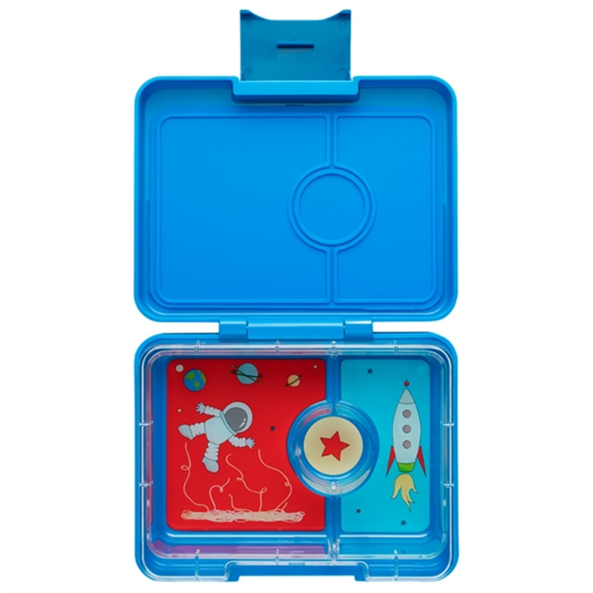 Yumbox Snack 3 Sections Lunchbox Surf Blue/Rocket